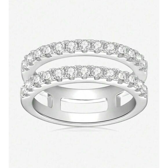 Double band Diamond Ring - Picture 1 of 5